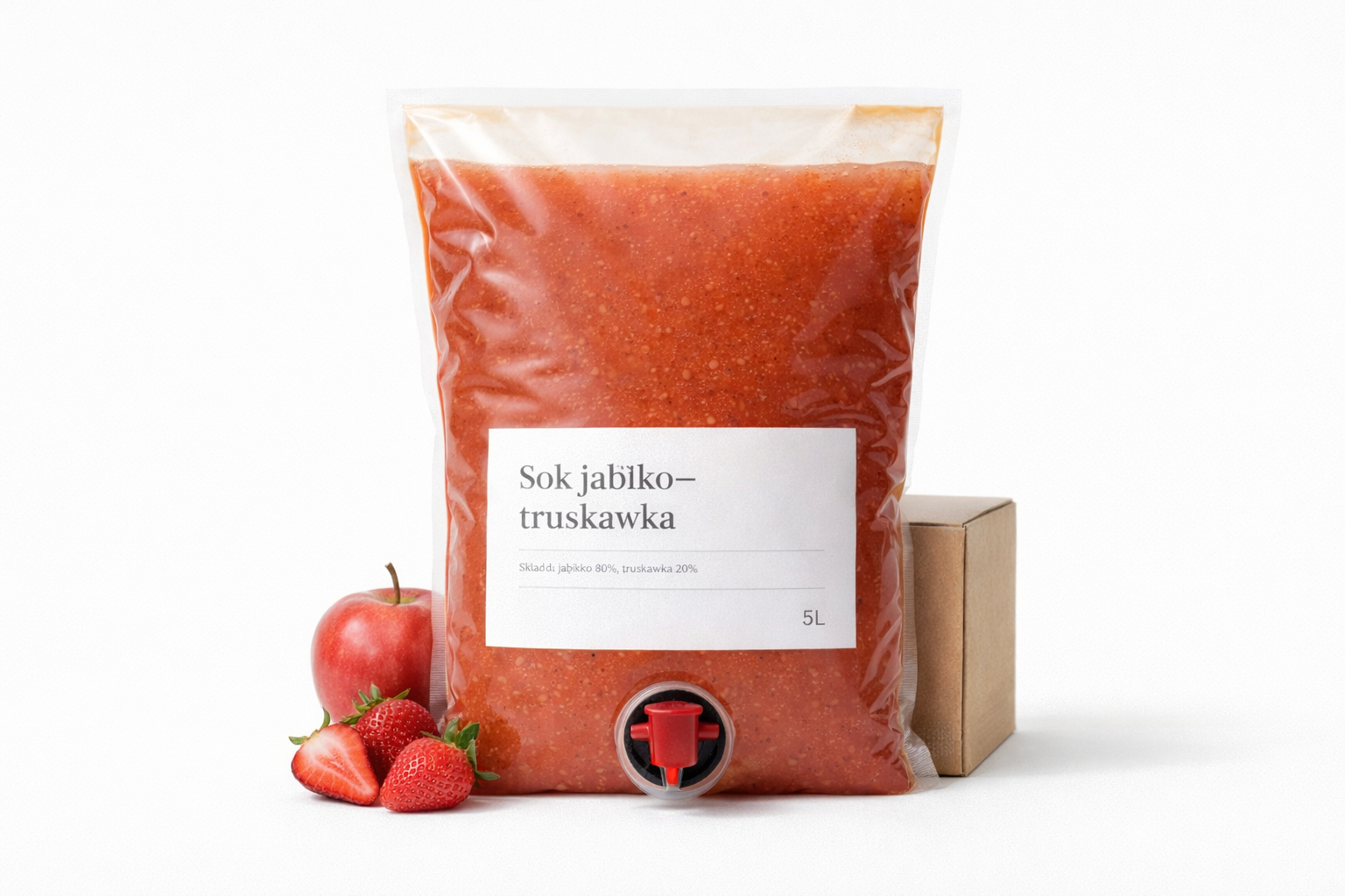 sok jablko truskawka Sok jabłko–truskawka